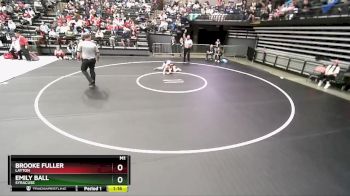 6A 110 lbs Semifinal - Emily Ball, Syracuse vs Brooke Fuller, Layton