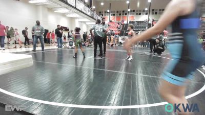 67-70 lbs Rr Rnd 4 - Kopelan Kirby, Tahlequah Wrestling Club vs Edward Ledbetter, Muskogee Rougher Youth Wrestling