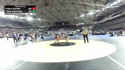 Girls 3A 140 lbs Cons. Round 1 - Stella Volpone, Mt. Spokane (Girls) vs Kinsy Elsethagen, Southridge (Girls)