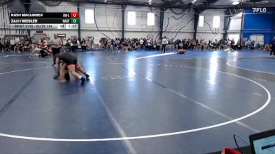 Elite 184 lbs Cons. Round 3 - Zach Weidler, Wartburg vs Kash Macumber, Wisconsin-La Crosse