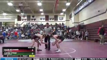 138 lbs Round 2 - Carter Straw, Independence vs Caleb Bolander, Fort Madison