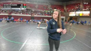 120 lbs Round 4 - 5th And 7th - Maximillion Ramirez, New Braunfels Long Creek vs Max Mance, Brock