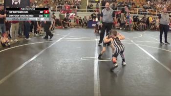 45 lbs Cons. Round 5 - Brayden Greene NE2, Lake Catholic Wrestling Club vs Kip Rayburn SE1, Greenfield McClain Youth