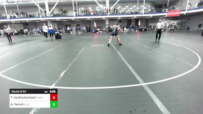 149 lbs Round Of 64 - Thomas VonEschenbach, Army Prep vs Aj Parish, Cleveland State