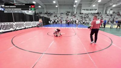 106 lbs Consi Of 16 #2 - Cruz Orueta, IN vs Colton Schmiesing, NY