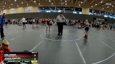 80 lbs Round 3 (6 Team) - Cael Savage, SouthWest Elite vs Jaxson Mancuso, Team Gotcha