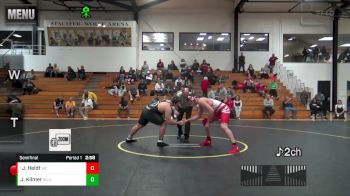 285 lbs Semifinal - Jack Heldt, Wabash vs Jamie Kilmer, West Liberty