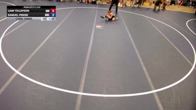 59 lbs Cons. Semis - Liam Tollefson, No Nonsense Wrestling vs Samuel Priebe, MN Elite