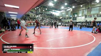 138 lbs Quarterfinal - Caleb Childers, SAND SPRINGS vs Jerrell Alexander, MCLAIN