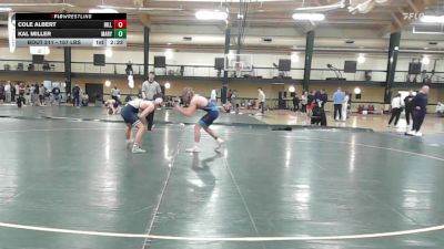 157 lbs Quarterfinal - Cole Albert, The Hill School vs Kal Miller, Maryland - UNATT