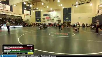 138 lbs 7th Place Match - Donovan Hendrickson, Burlington vs Trapper Jacobson, Burlington