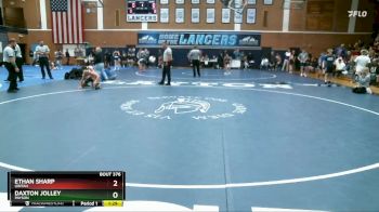 106 lbs Semifinal - Ethan Sharp, Uintah vs DAXTON JOLLEY, Payson