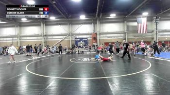 80 lbs Rr Rnd 6 - Bennett Kocher, South Hills Wrestling Academy - MSE vs Connor Clark, Steller Trained Skywalkers - MSE