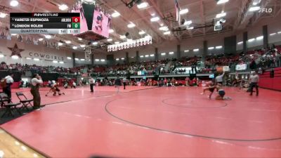 152 lbs Quarterfinal - Yaretzi Espinoza, Arlington Houston vs London Rolen, Lewisville Flower Mound