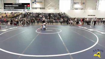 101 lbs Cons. Round 2 - Brayden Gibbons, Club Not Listed vs Evan Welsh, Journeymen Wrestling Club