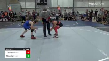 86 lbs Consi Of 8 #1 - Braeden Borreson, Wisconsin Iron vs Tanner Paustian, Moen Wrestling Academy