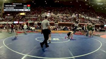 G - 140 lbs Cons. Round 5 - Lexi Harms, Custer Co. (Miles City) Girls vs Faye Holland, Beaverhead Co. (Dillon) / Twin Bridges / Sheridan Girls