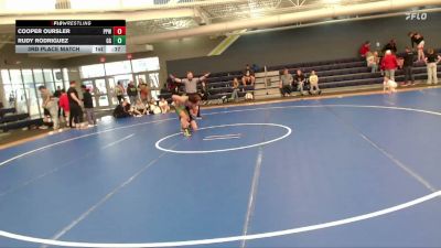 138 lbs 3rd Place Match - Rudy Rodriguez, GI GRAPPLERS vs Cooper Oursler, Pikes Peak Warriors