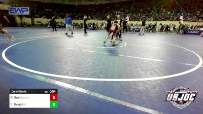 73 lbs Consolation - Riot Smith, Buck Pride Wrestling vs Eli Bright, Del City Little League