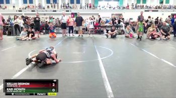 48 lbs Round 3 (6 Team) - Kellan Dedmon, Killer Elite vs Kaid McMath, Cocoa Beach WC
