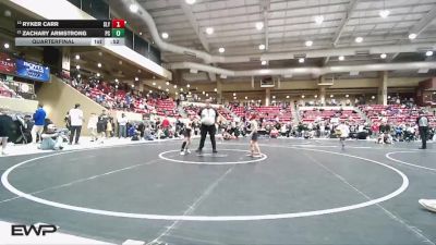 52 lbs Quarterfinal - Zachary Armstrong, Platte County vs Ryker Carr, SlyFox