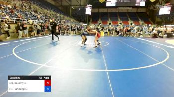 112 lbs Cons 8 #2 - Ramona Reinitz, WA vs Samiyah Rahming, PA