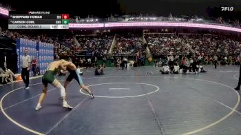 3A 113 lbs Cons. Round 2 - Carson Corl, South Johnston High School vs Sheppard Homan, Enka High School