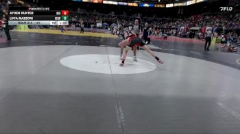 157 lbs Champ. Round 1 - Luca Mazzoni, Hermiston Oregon vs Ayden Hunter, Minico