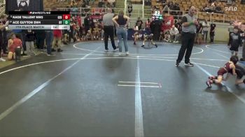 40 lbs 7th Place Match - Ace Guyton SW4, Northwestern Youth vs Kage Tallent NW2, Genoa