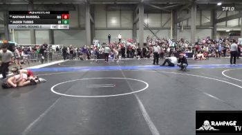 100 lbs Cons. Round 2 - Nathan Russell, Maize vs Jaden Tubbs, Colby Kids