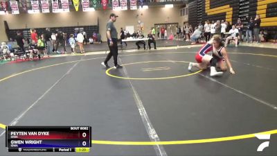 155 lbs Round 2 - Peyten Van Dyke, Iowa vs Gwen Wright, Iowa