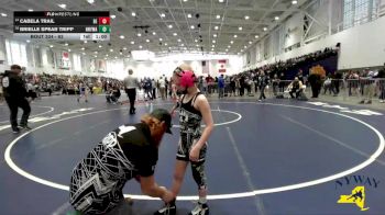 62 lbs Champ. Round 1 - Brielle Spear Tripp, Northern New York Wrestling Acadamy vs Cabela Trail, Brawler Elite