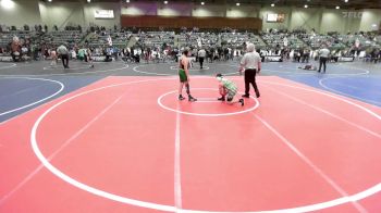 130 lbs Rr Rnd 1 - Jaxtin Disney, Greenwave YW vs Iziah Folsom, Willits Grapplin Pack