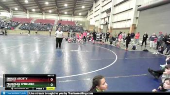 55 lbs Round 3 (6 Team) - Isabella Harvey, Idaho vs Davina Chavez, Gold Rush