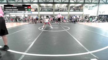92-100 lbs Cons. Semi - Matthew Owens, Built By Brunson vs Carson Eilbes, Askren Wrestling Academy