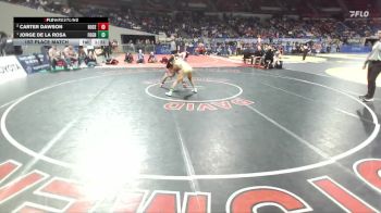 6A Boys 120 lbs 1st Place Match - Jorge De La Rosa, Forest Grove Boys vs Carter Dawson, Roseburg Boys