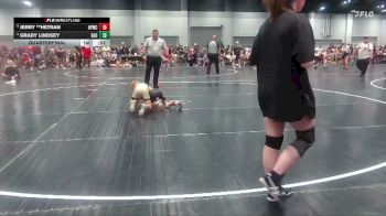 60 lbs Quarterfinal - Jerry **Hetran, Angry Peach Wrestling Center vs Grady Lindsey, Georgia