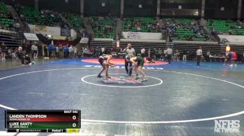 1A-4A 106 Cons. Round 2 - Landen Thompson, Susan Moore Hs vs Luke Santy, St. John Paul II