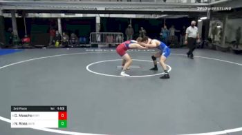 160 lbs 3rd Place - Dakota Mascho, Portville Central School vs Nick Ross, Onteora