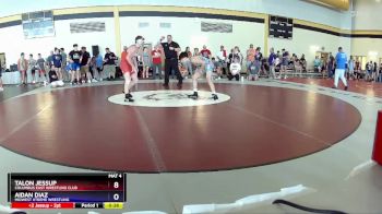 120 lbs Cons. Semi - Talon Jessup, Columbus East Wrestling Club vs Aidan Diaz, Midwest Xtreme Wrestling