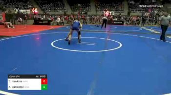 90 lbs Consolation - Daisey Hawkins, Mayo Quanchi vs Angelina Cassioppi, Hononegah Kids Club