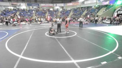 135 lbs Consi Of 16 #1 - Aiden McLaughlin, Lakewood Tigers Youth Wrestling vs Tiago Hernandez, Montrose Elite