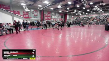 190 lbs Cons. Round 2 - Kirra Hancock, Centennial vs Mae McClaren, Yucaipa