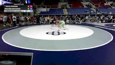 113 lbs Cons. Rd Of 64 - Malik Hoskins, AZ vs Brayden Buchanan, VT