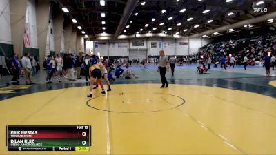 165 lbs Cons. Round 3 - Dilan Ruiz, Otero Junior College vs Erik Mestas, Trinidad State