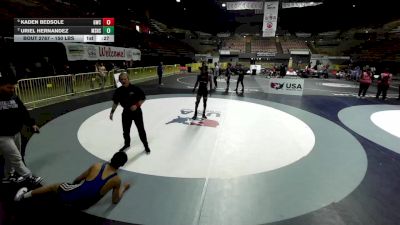 150 lbs 5th Place Match - Kaden Bedsole, Granite Wrestling Club vs Uriel Hernandez, Madera South High School Wrestling