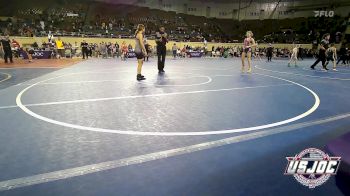 110 lbs Consolation - Cara Crelia, Elgin Wrestling vs Raegan Hanes, Norman Grappling Club