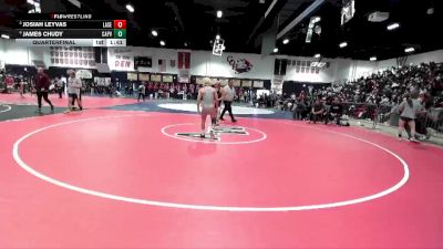 113 lbs Quarterfinal - Josiah Leyvas, La Serna vs James Chudy, Capistrano Valley