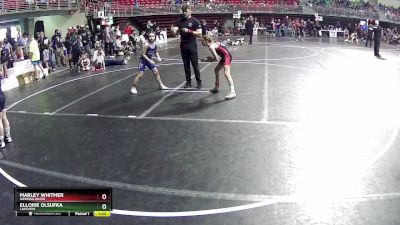 75-83 lbs Round 4 - Ellorie Olsufka, Lakeview vs Marley Whitmer, Weeping Water