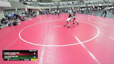 80 lbs Cons. Semi - Colton Miller, Wisconsin vs Lucky Hamilton, DC Elite Wrestling